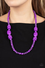 Load image into Gallery viewer, Tropical Tourist - Purple Necklace
