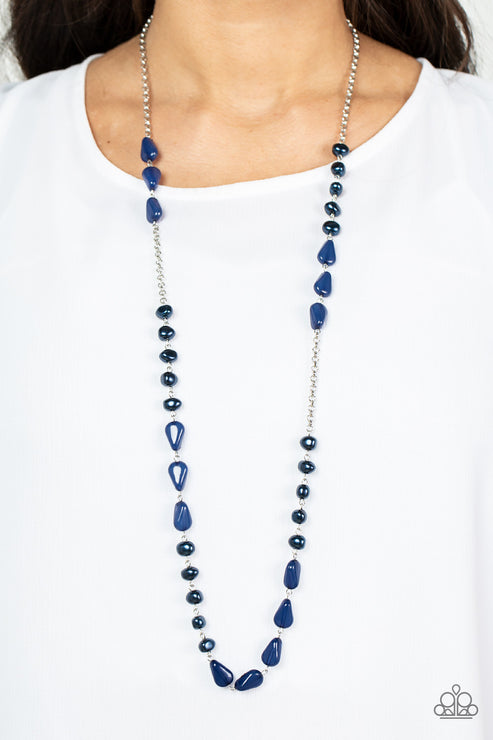 ** Shoreline Shimmer - Blue Necklace