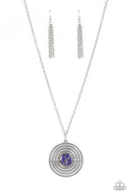 Load image into Gallery viewer, Targeted Tranquility - Purple Necklace
