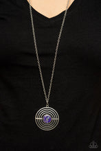 Load image into Gallery viewer, Targeted Tranquility - Purple Necklace
