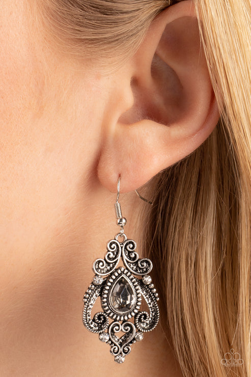 Palace Perfection - Silver Earrings