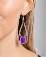 Load image into Gallery viewer, Adventure Story - Purple Earrings
