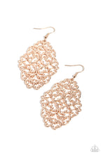 Load image into Gallery viewer, Contemporary Courtyards - Rose Gold Earrings
