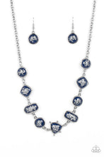 Load image into Gallery viewer, Fleek and Flecked - Blue Necklace

