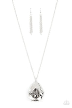 Load image into Gallery viewer, Surrealist Sparkle - Silver Necklace
