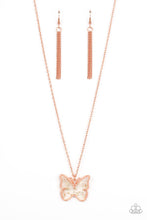 Load image into Gallery viewer, ** Gives Me Butterflies - Copper Necklace
