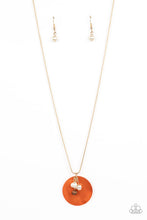 Load image into Gallery viewer, ** Beach House Harmony - Orange Necklace

