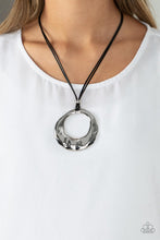 Load image into Gallery viewer, Tectonic Treasure - Silver Necklace
