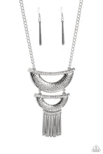 Load image into Gallery viewer, Fringe Festival - Silver Necklace
