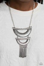 Load image into Gallery viewer, Fringe Festival - Silver Necklace
