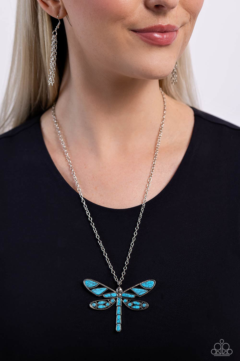 FLYING Low - Blue - Necklace