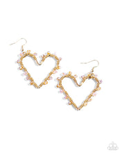 Load image into Gallery viewer, HEART of Your World - Gold Earrings
