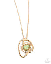 Load image into Gallery viewer, Abstract Advance - Green Necklace

