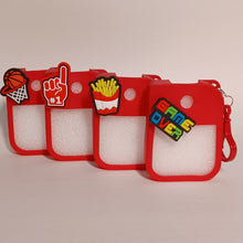 Load image into Gallery viewer, Hand Sanitizer Keychain Case - RED

