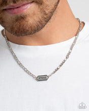 Load image into Gallery viewer, Strong Suit - Silver Mens' Necklace

