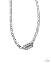 Load image into Gallery viewer, Strong Suit - Silver Mens' Necklace
