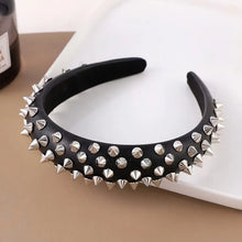 Load image into Gallery viewer, Spiked &amp; Super Cute - Black - Hairband
