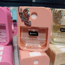 Load image into Gallery viewer, Hand Sanitizer Keychain Case - Iridescent Butterfly
