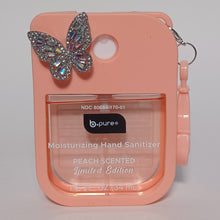 Load image into Gallery viewer, Hand Sanitizer Keychain Case - Iridescent Butterfly
