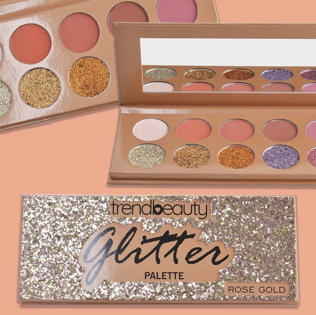 Trendbeauty Glitter Palette - Rose Gold
