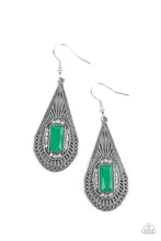 Load image into Gallery viewer, Deco Dreaming - Green Earrings
