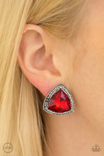Load image into Gallery viewer, ** Daringly Duchess - Red Clip-On - Paparazzi Accessories
