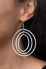 Load image into Gallery viewer, Colorfully Circulating - White Earrings
