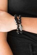 Load image into Gallery viewer, Rockin Rock Candy - Black - Paparazzi Accessories
