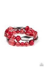 Load image into Gallery viewer, ** Rockin Rock Candy - Red - Paparazzi Accessories

