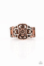 Load image into Gallery viewer, ** Fanciful Flower Gardens - Copper Ring
