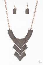 Load image into Gallery viewer, Fiercely Pharaoh - Copper - Paparazzi Accessories
