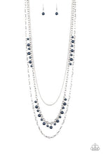 Load image into Gallery viewer, Pearl Pageant - Blue Necklace
