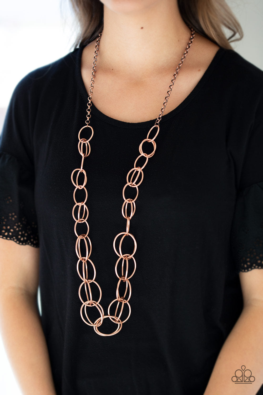 Elegantly Ensnared - Copper - Paparazzi Accessories
