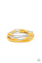 Load image into Gallery viewer, BEAD Between The Lines - Yellow - Paparazzi Accessories
