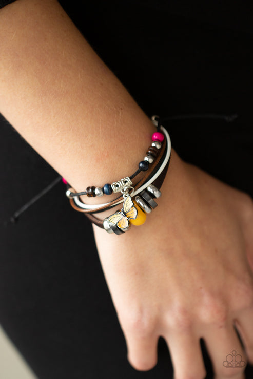 Bodacious Butterfly - Multi Urban Bracelet