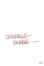 Load image into Gallery viewer, Center of the SPARKLE-verse - Pink - Paparazzi Accessories
