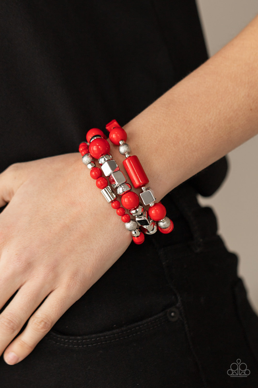 Perfectly Prismatic - Red - Paparazzi Accessories