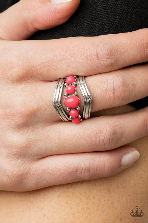 ** Show-Stopping Chevron - Pink Ring