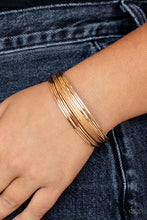 Load image into Gallery viewer, This Girl is on WIRE - Gold Bracelet
