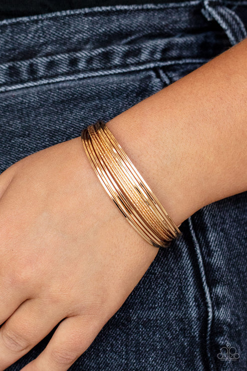 This Girl is on WIRE - Gold Bracelet