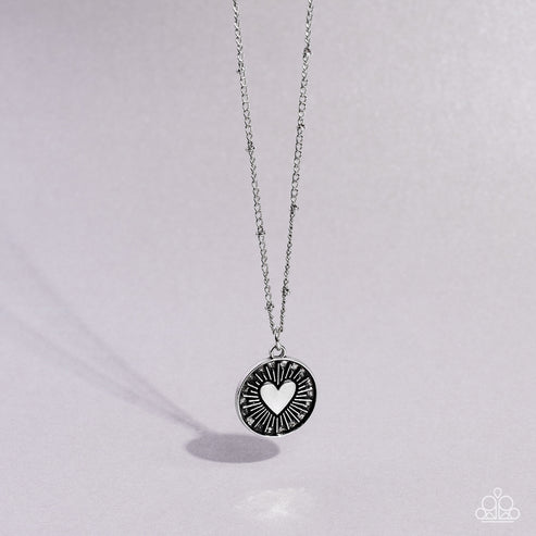 Lovestruck Shimmer - Silver Necklace