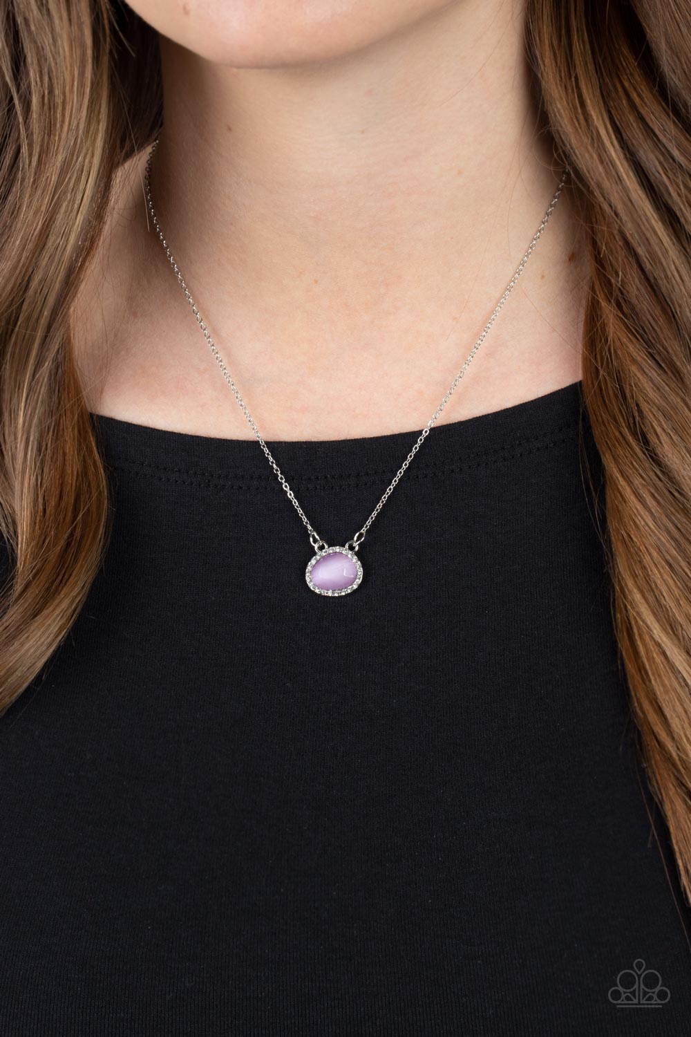 Treasure Me Always - Purple Necklace