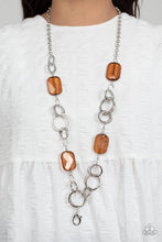 Load image into Gallery viewer, Stained Glass Glamour - Brown Lanyard
