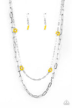 Load image into Gallery viewer, Bold Buds - Yellow Necklace
