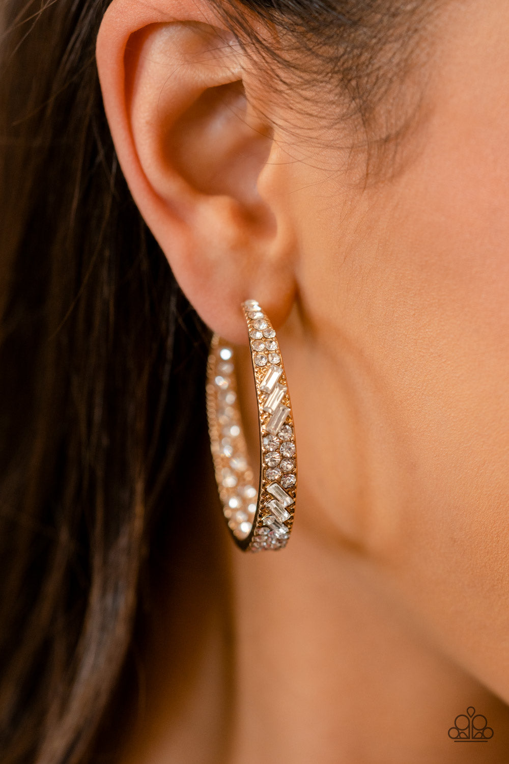 GLITZY By Association - Gold - Earrings