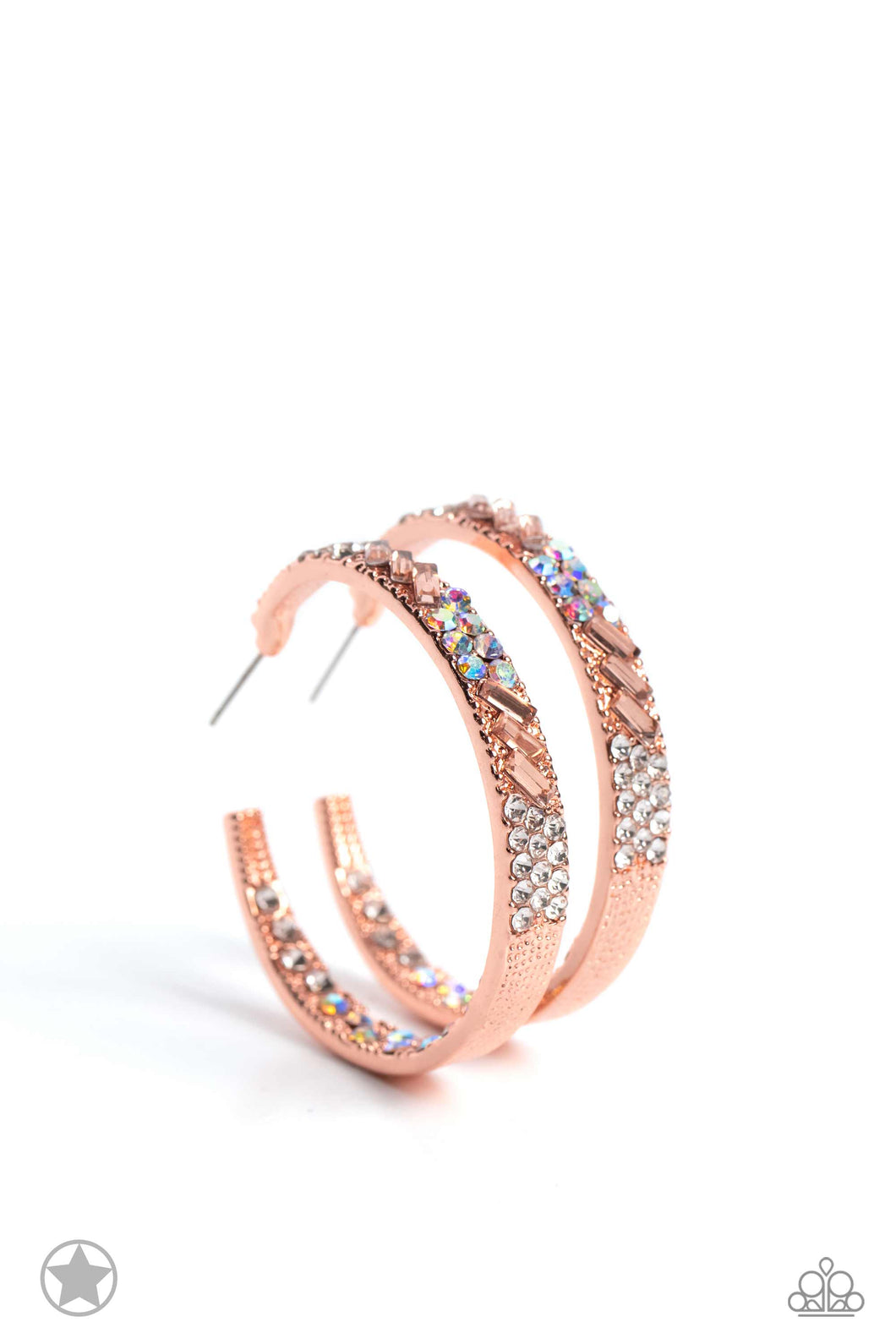 GLITZY By Association - Copper - Earrings