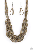 Load image into Gallery viewer, City Catwalk - Brass - Necklace
