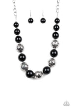 Load image into Gallery viewer, Floral Fusion - Black Necklace
