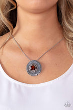 Load image into Gallery viewer, Make Me a MEDALLION-aire - Brown Necklace
