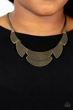 Load image into Gallery viewer, Empress Empire - Brass Necklace
